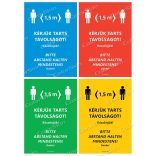 Kérjük tarts távolságot! Magyar-német nyelven