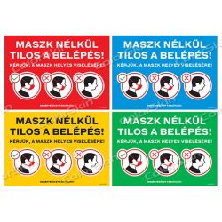 Helyes maszk viselés