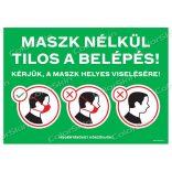 Helyes maszk viselés