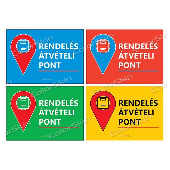 Rendelés átvételi pont