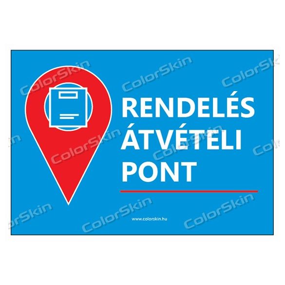 Rendelés átvételi pont