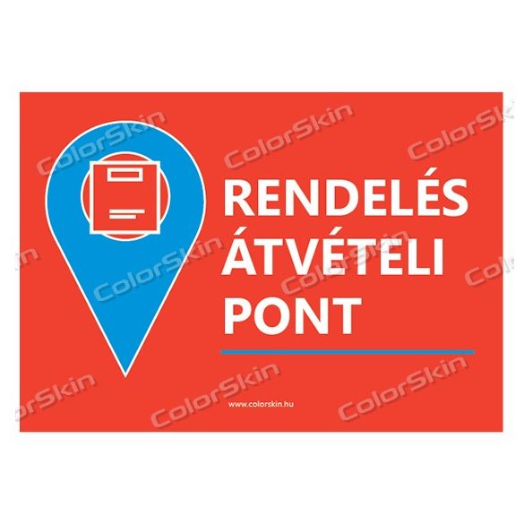 Rendelés átvételi pont