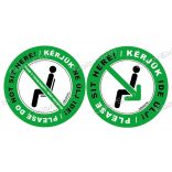 Kérlek ne ülj ide - ide ülj matrica csomag - két nyelven