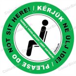 Kérlek ne ülj ide körmatrica - két nyelven