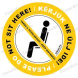 Kérlek ne ülj ide körmatrica - két nyelven