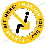 Kérlek ide ülj körmatrica két nyelven