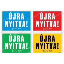 Újra nyitva! 