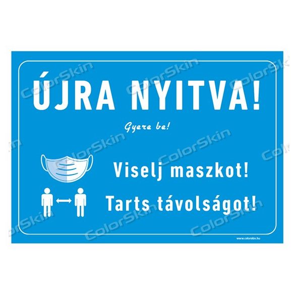 Újra nyitva! szabályokkal