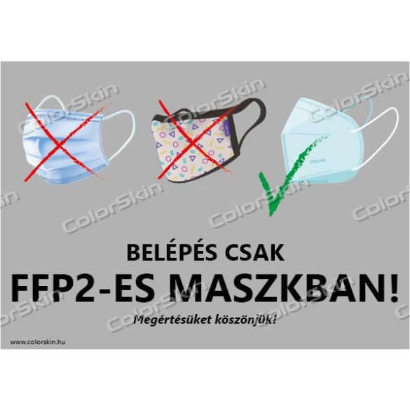FFP2-es maszk viselés