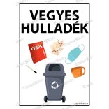 Szelektív gyűjtés matricák