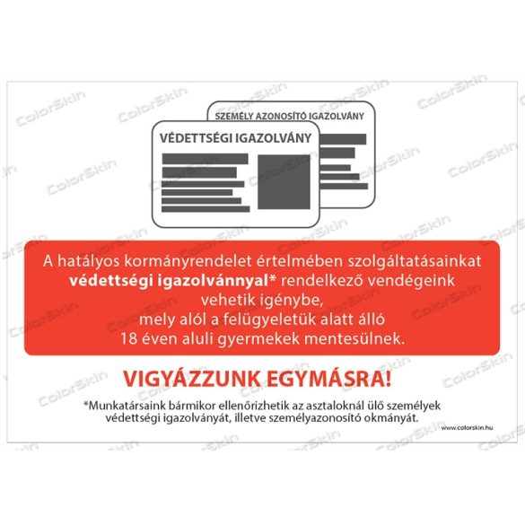 Belépés csak védettségi igazolvánnyal