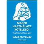 Felszólítás maszk viselésre humoros formában két nyelven
