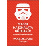 Felszólítás maszk viselésre humoros formában két nyelven