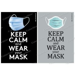 Keep calm and wear your mask! matrica