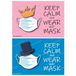 Keep calm and wear your mask! matrica