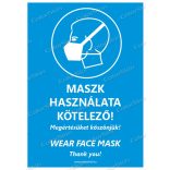 Álló formátumú információs tábla - Maszk két nyelvű v2