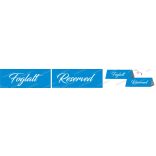 Foglalt / Reserved asztali jelző