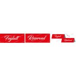 Foglalt / Reserved asztali jelző