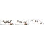 Foglalt / Reserved asztali jelző