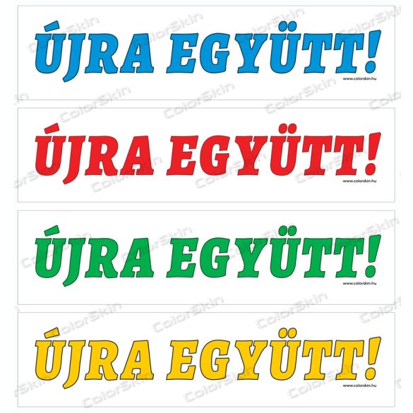 Újra együtt! - fekvő molinó