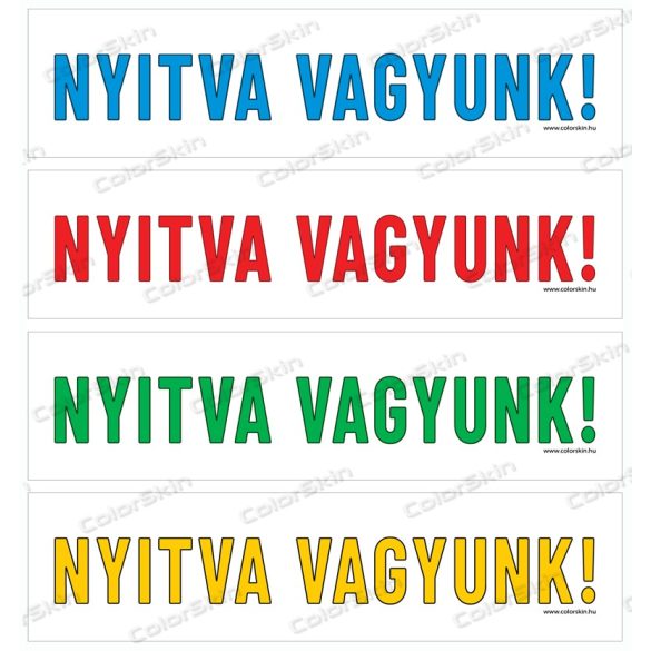 Nyitva vagyunk - molinó 