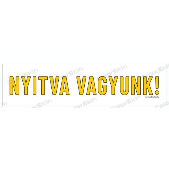 Nyitva vagyunk - molinó 
