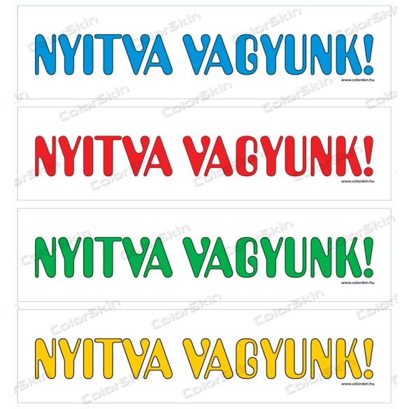 Nyitva vagyunk - molinó v2