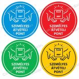 Kör padlómatrica - „Személyes átvételi pont” 