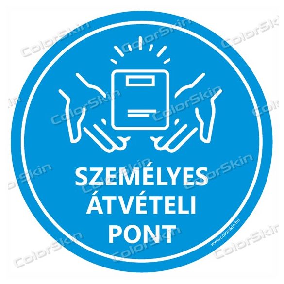 Kör padlómatrica - „Személyes átvételi pont” 