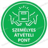 Kör padlómatrica - „Személyes átvételi pont” 