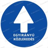 Kör padlómatrica - Kötelező haladási irány 