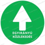 Kör padlómatrica - Kötelező haladási irány 