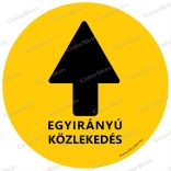 Kör padlómatrica - Kötelező haladási irány 