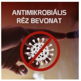 Antimikrobiális védőfólia réz bevonattal